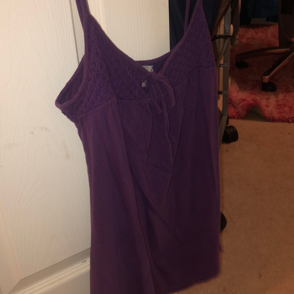 Purple tank